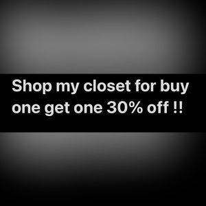 Open to offers! Buy one item and the second one will be 30% off :)